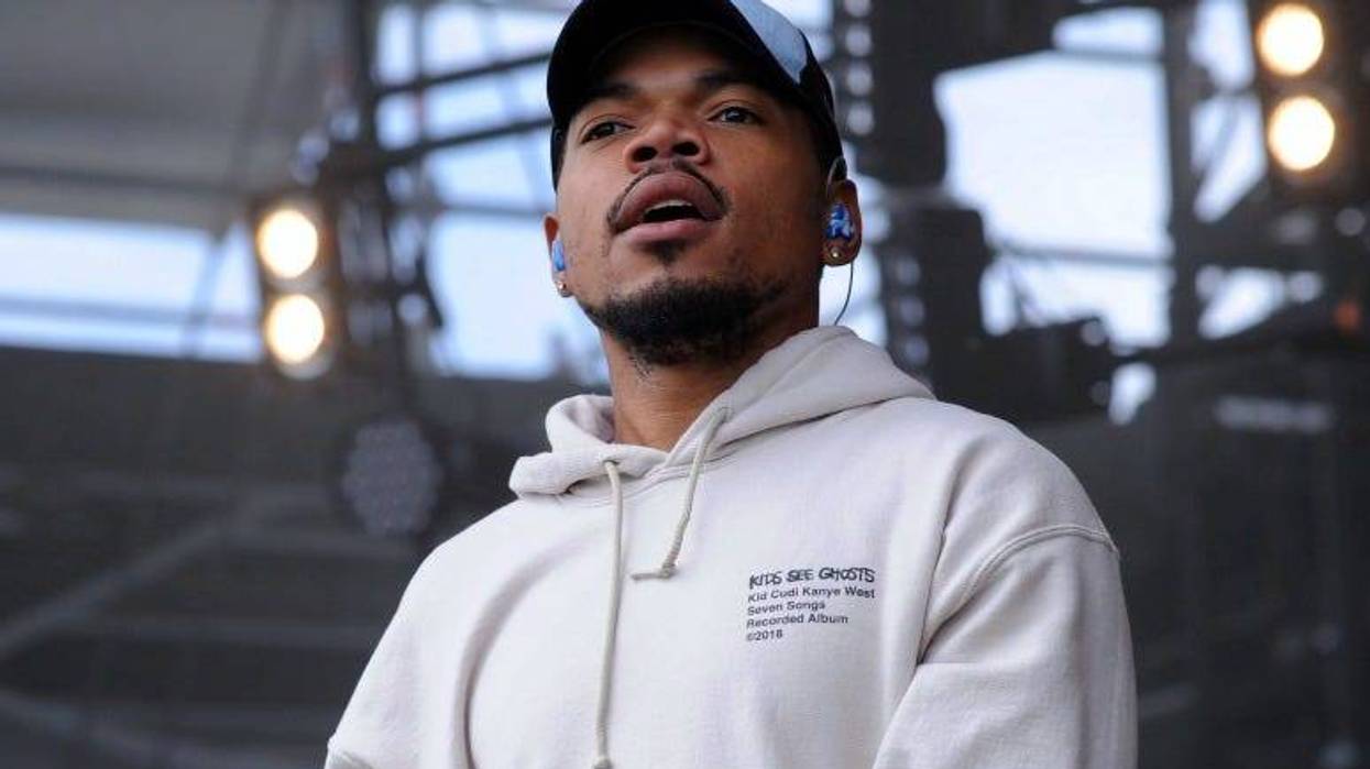 Chance The Rapper performs during Nickelodeon's Second Annual SlimeFest at Huntington Bank Pavilion