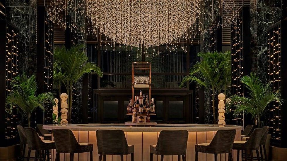 Chandelier Bar