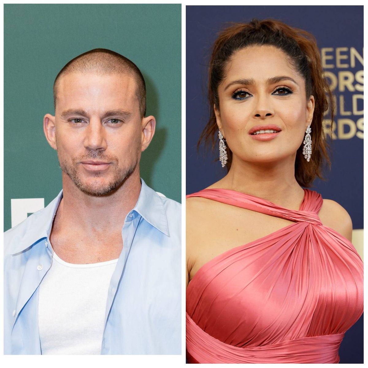 Channing Tatum and Salma Hayek