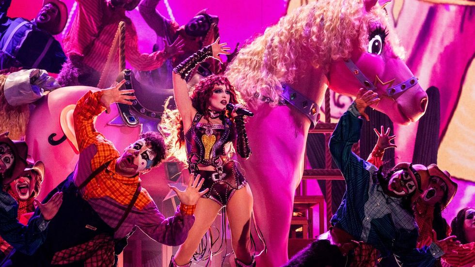 Chappell Roan performs onstage during the 67th Annual GRAMMY Awards at Crypto.com Arena on February 02, 2025 in Los Angeles, California.