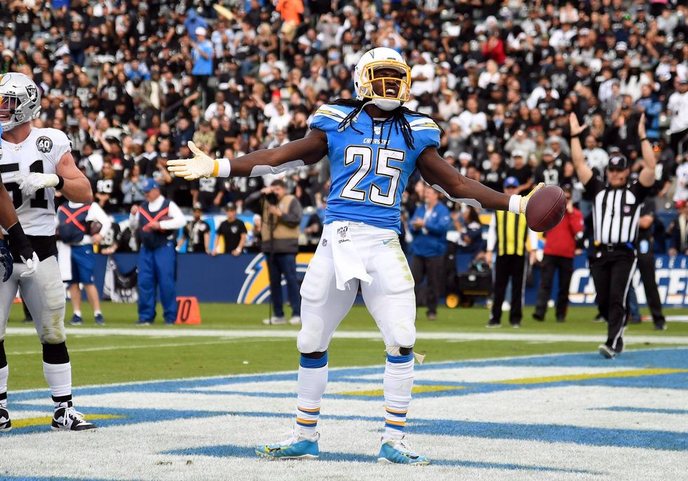 Chargers RB Melvin Gordon finds the end zone against Oakland