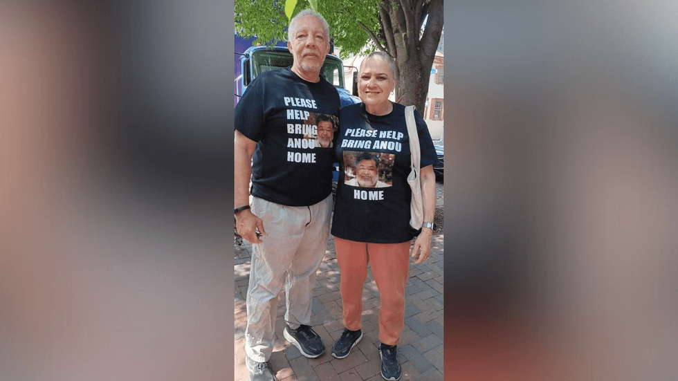 Charles and Cathy Sutton, owners of Germantown Tees, created the shirts worn in the photo above.