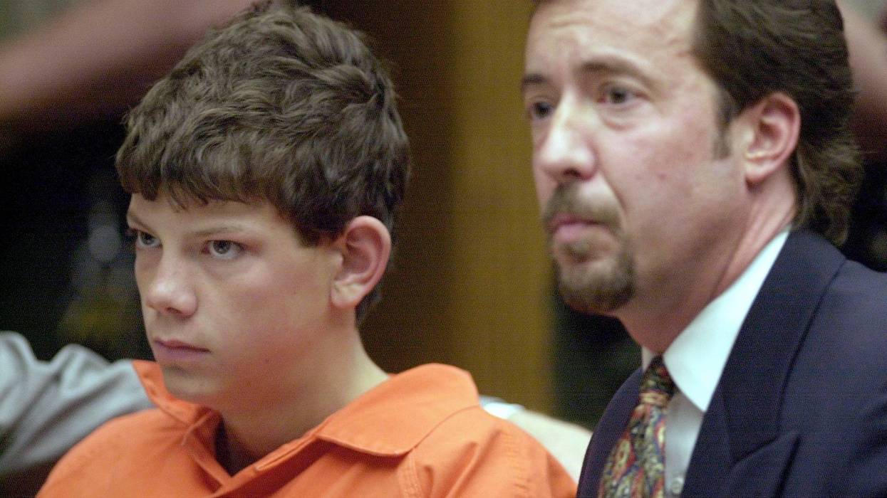 Charles "Andy" Williams, 15, is arraigned before Judge Herbert J. Exarhos March 7, 2001 in San Diego County Superior Court in El Cajon, CA.