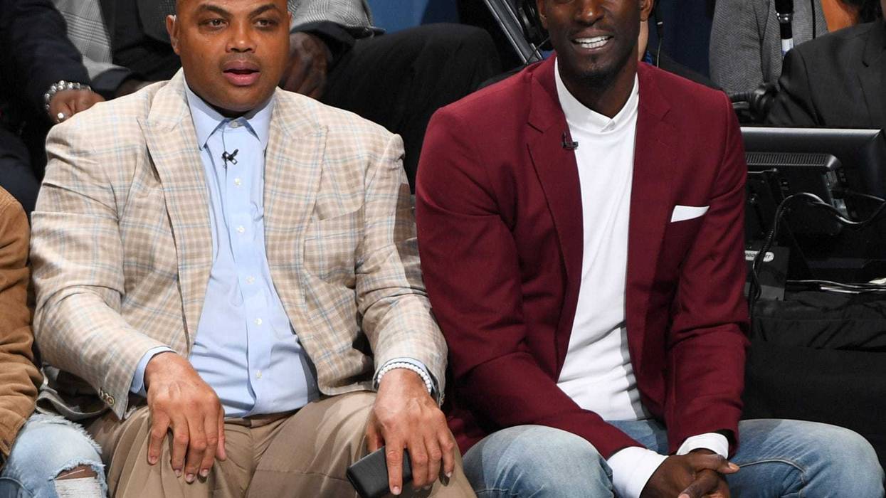 Charles Barkley and Kevin Garnett