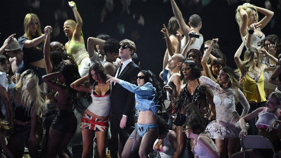 Charli Xcx performs on stage during the 67th Annual Grammy Awards at the Crypto.com Arena in Los Angeles on February 2, 2025.