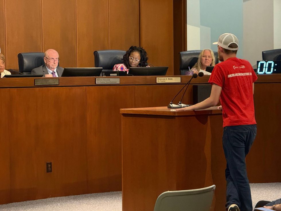 Charlie Kirk supporter