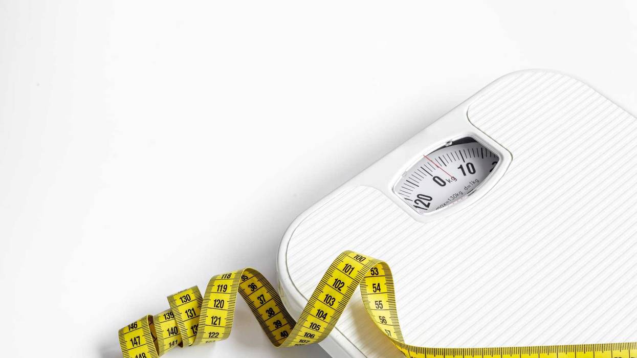 Check your body shape with weight scales and tape measure.