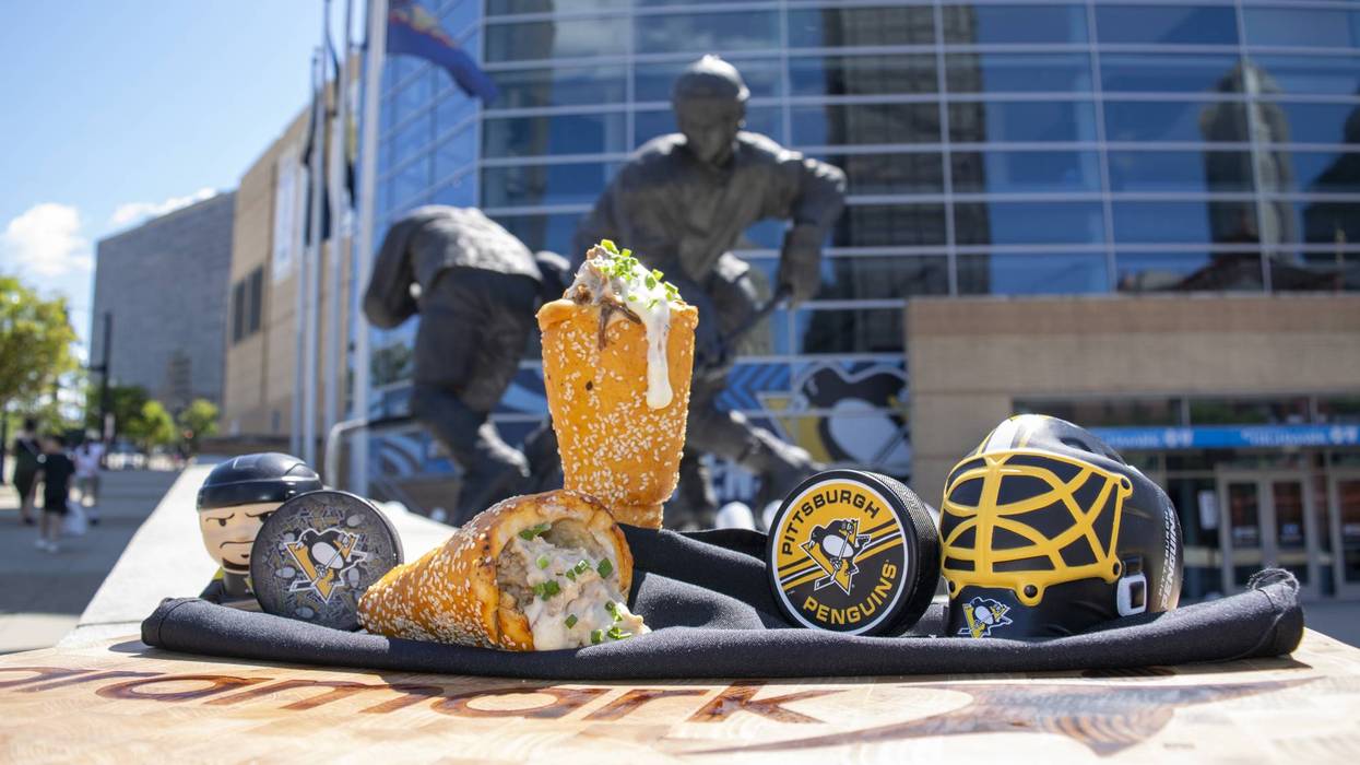 Cheesesteak cone at PPG Paints Arena