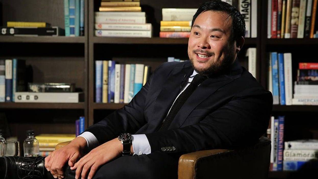 Chef and entrepreneur David Chang attends the GQ+A, an evening of conversation and Inspiration with GQ Editor-At-Large, Michael Hainey, powered by Montblanc at Neuehouse on June 9, 2015 in New York City.
