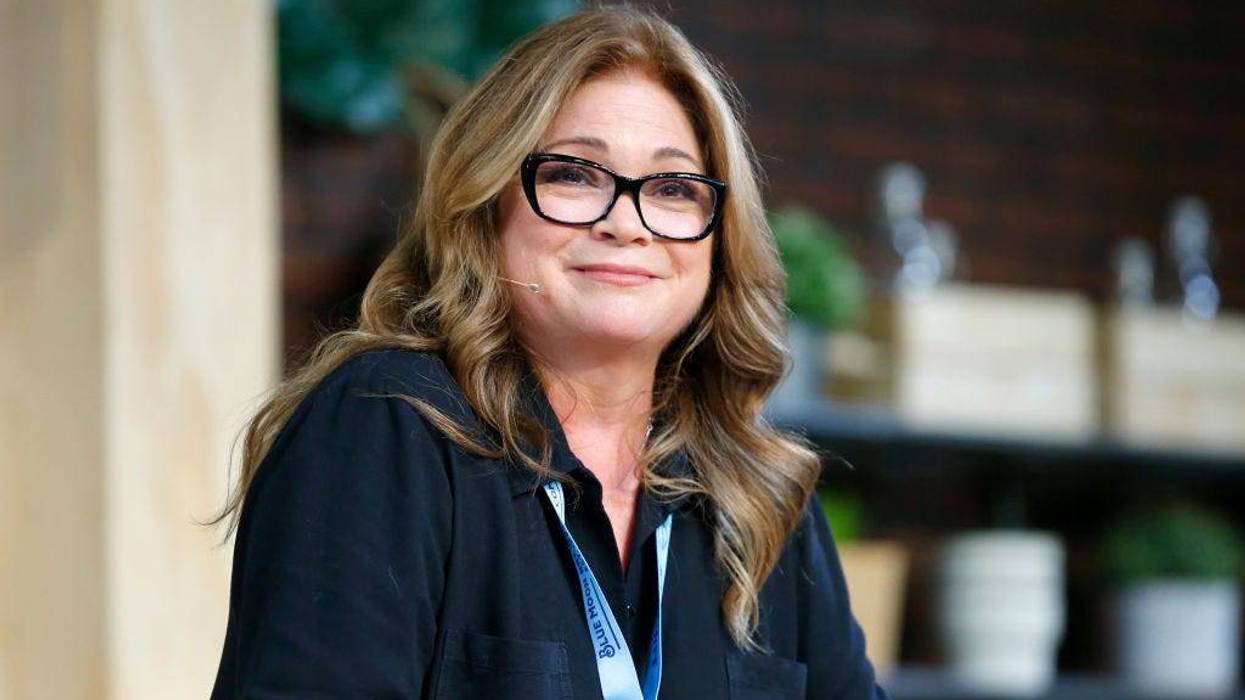 Chef Valerie Bertinelli onstage presenting a culinary demonstration at the Grand Tasting presented by ShopRite featuring Culinary Demonstrations at The IKEA Kitchen presented by Capital One at Pier 94 on October 12, 2019 in New York City