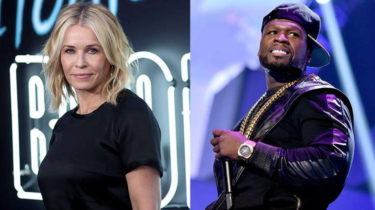 Chelsea Handler and 50 Cent