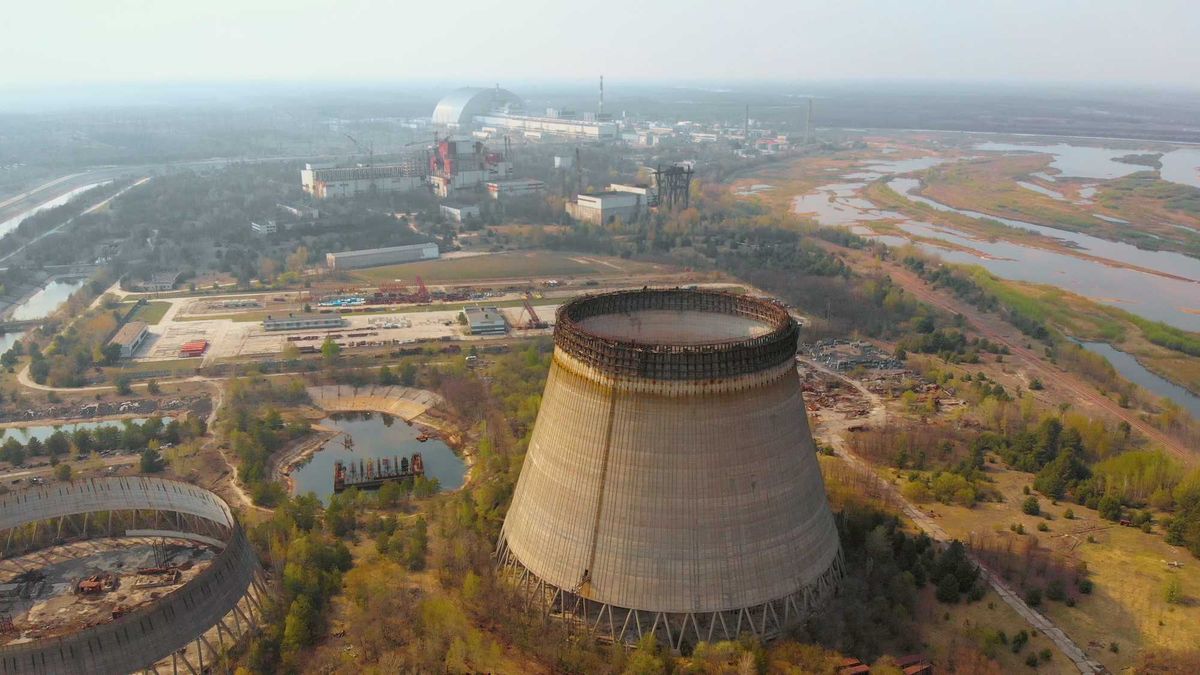 Chernobyl nuclear power plant.