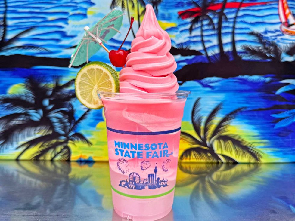 Cherry Bigfoot Limeade Float from Tasti Whip.