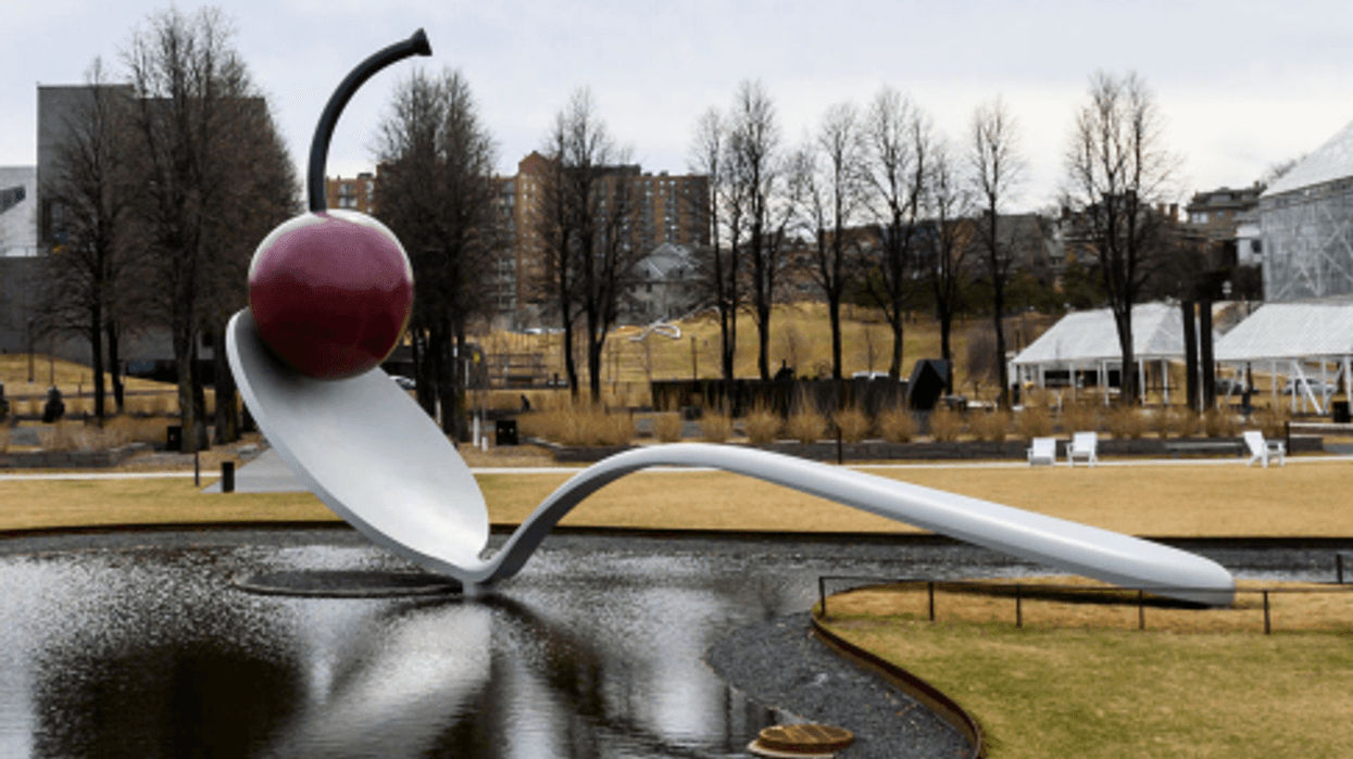Cherry Spoonbridge sculpture