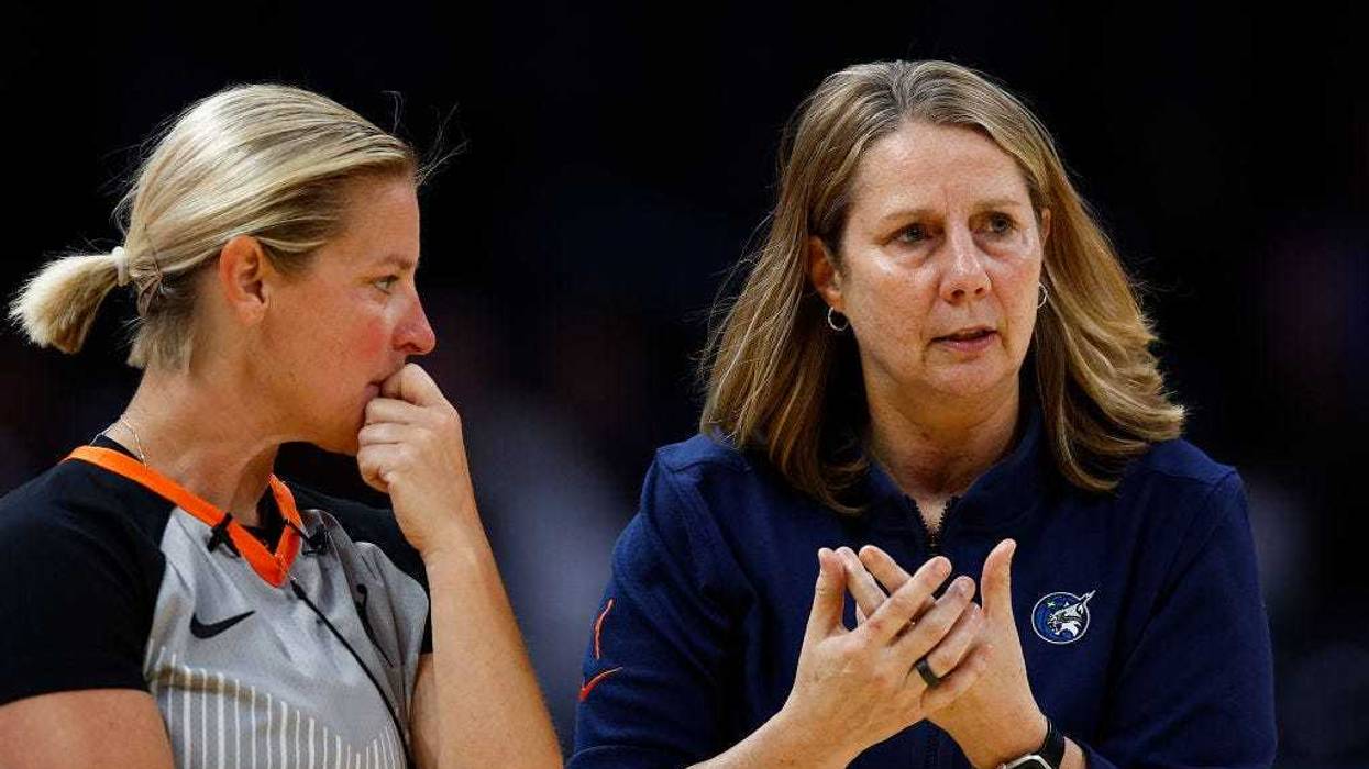 Cheryl Reeve of the Minnesota Lynx in the second half at Crypto.com Arena on June 05, 2024 in Los Angeles.