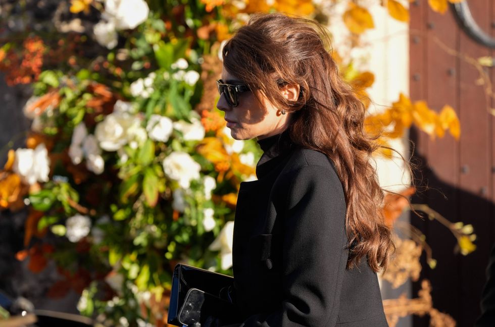 Cheryl Tweedy after the funeral service for One Direction singer Liam Payne