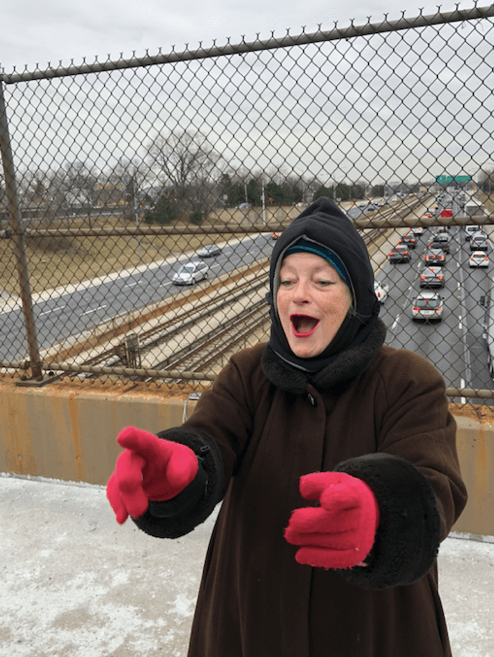 Chicago activist Veronica Wolski in 2017