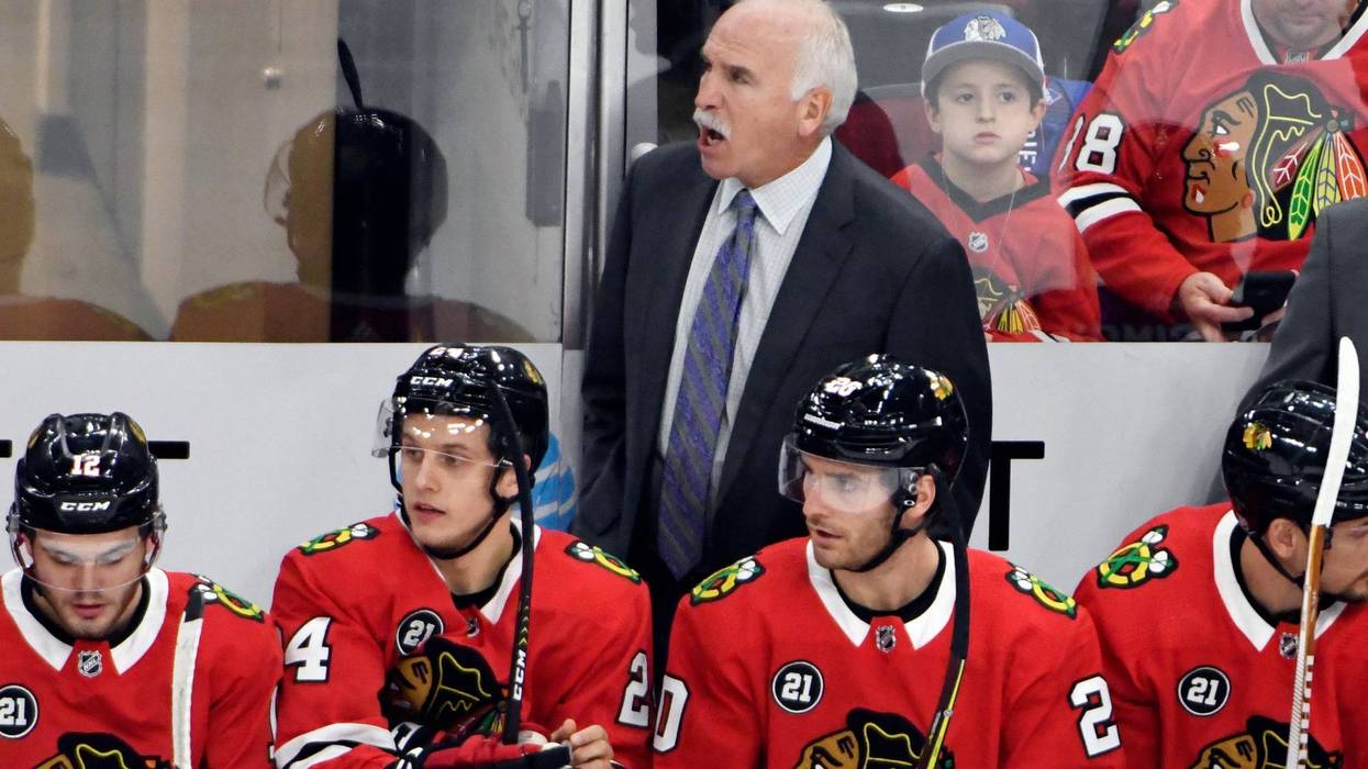 Chicago Blackhawks' head coach Joel Quenneville