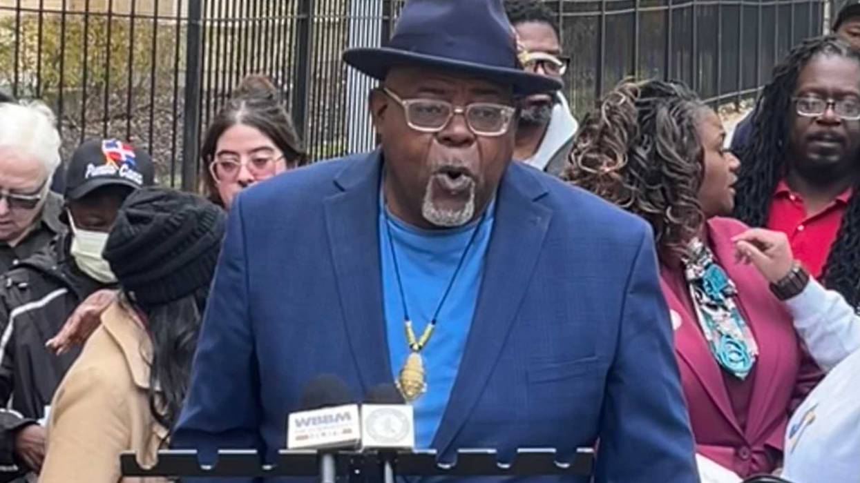 Chicago Board of Education member Aaron "Jitu" Brown.