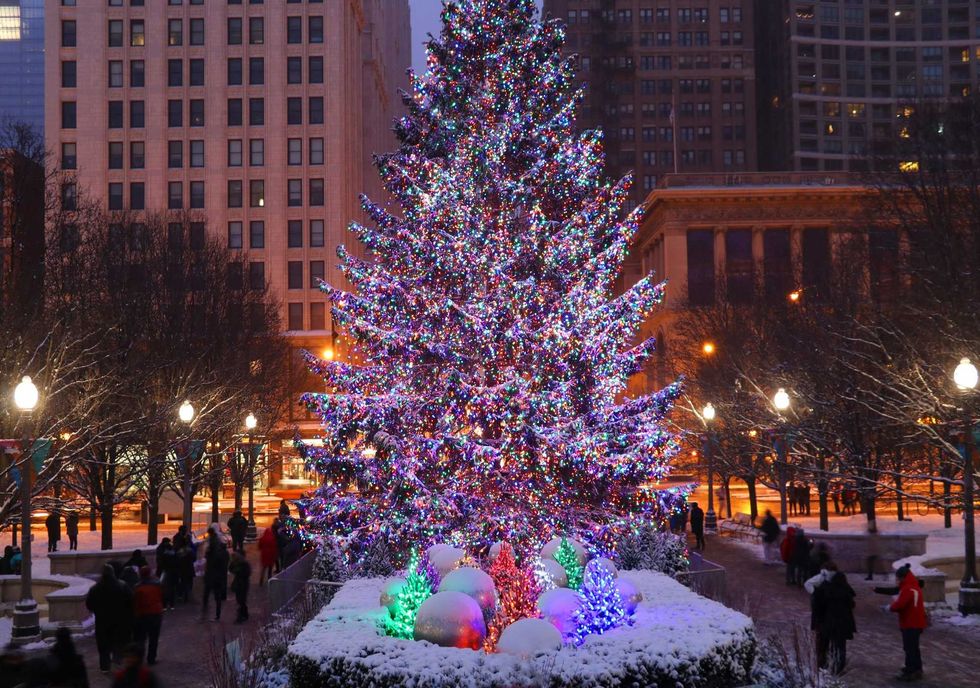 Chicago Christmas tree