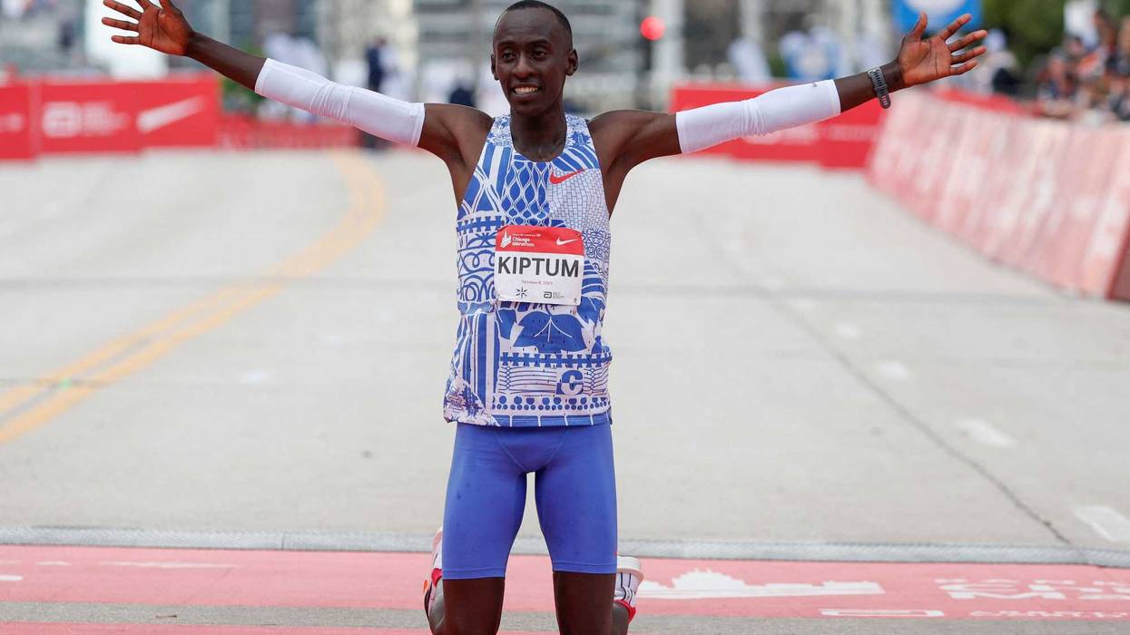 Chicago Marathon winner Kelvin Kiptum