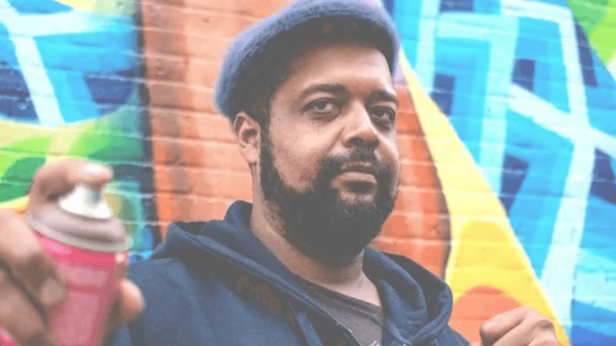 Chicago muralist Rahmaan Statik, for whom Chicagoans have raised thousands of dollars following a series of medical procedures.