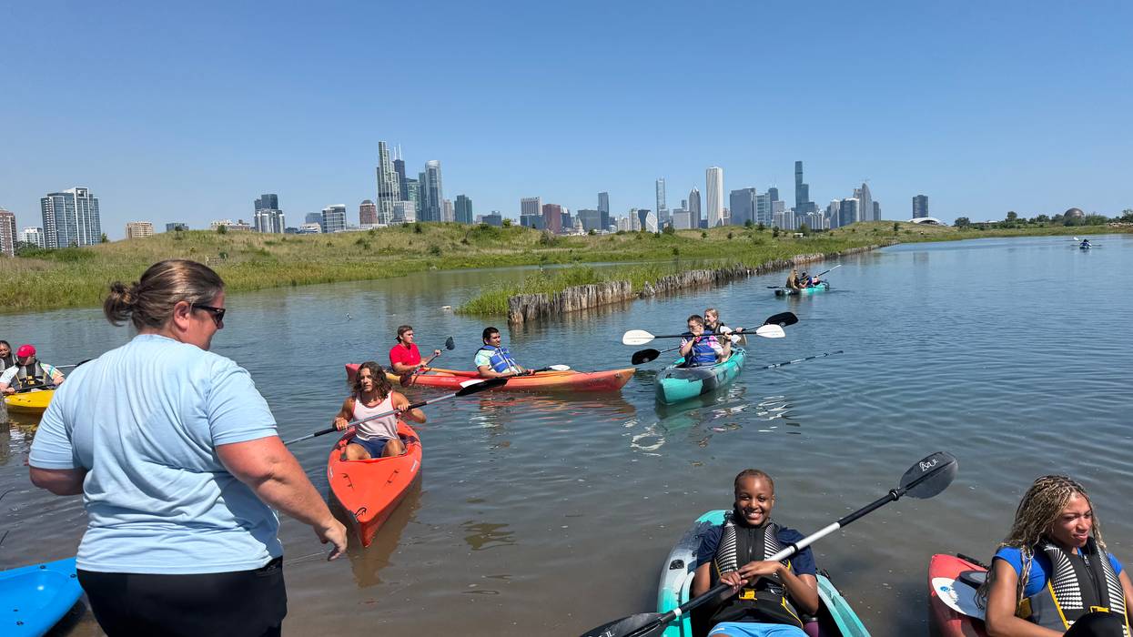 More than 100 children, adults with disabilities participate in "Adventure Club" at Northerly Island