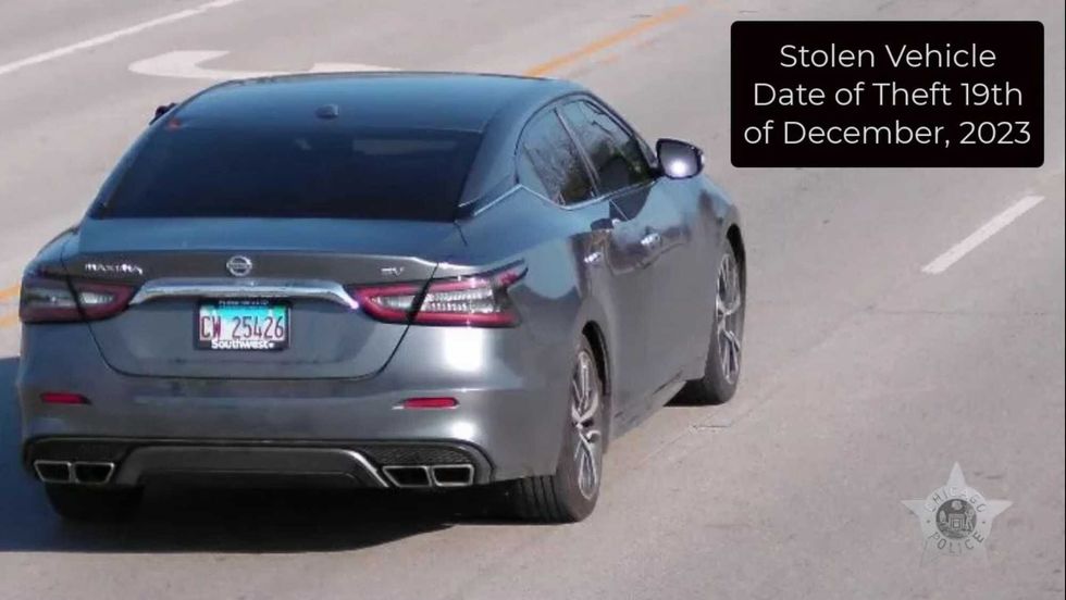 Chicago Police Department image of stolen vehicle
