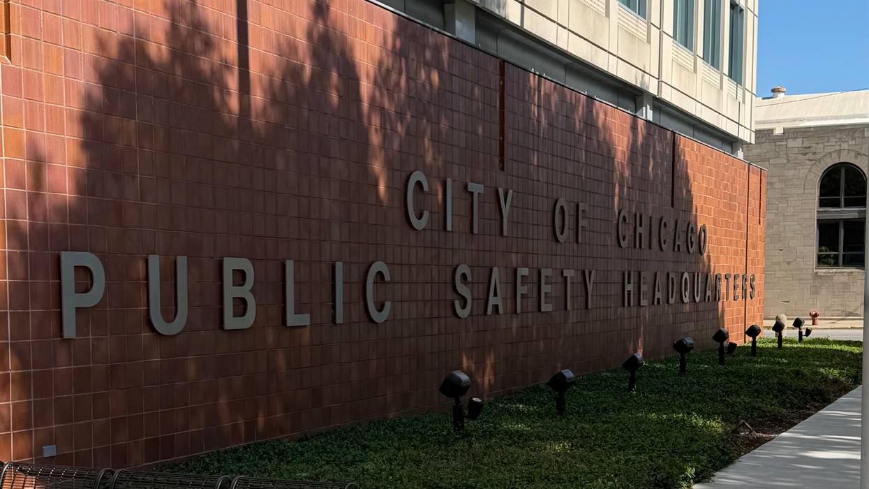 Chicago police headquarters at 35th and Michigan in the Bronzeville neighborhood.