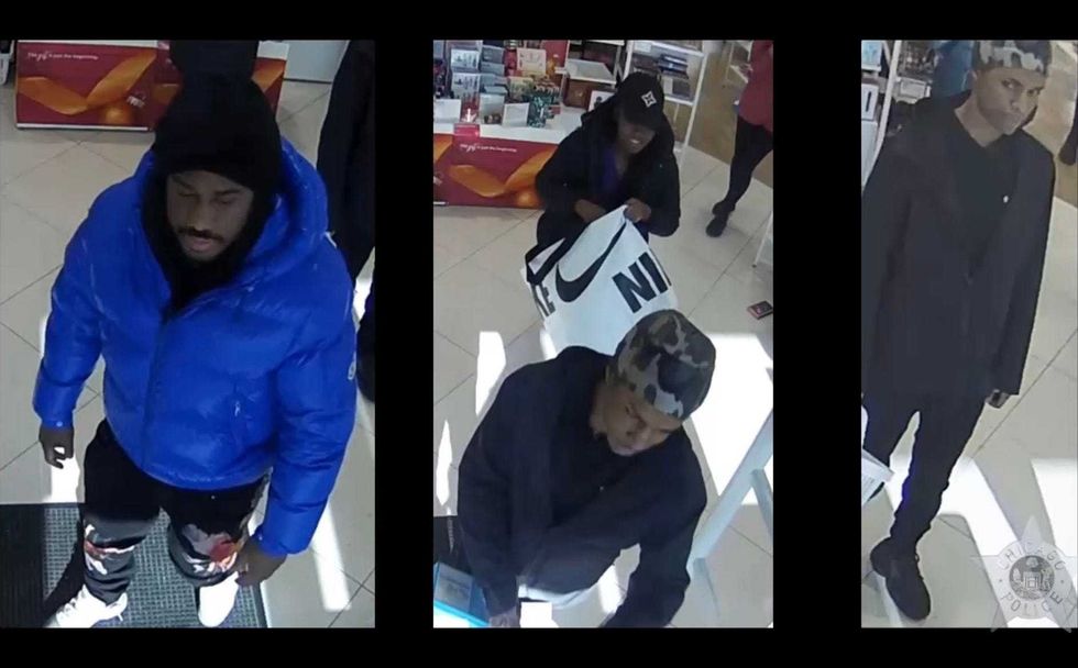 Chicago police is seeking to identify the three individuals shown here in connection to a fatal shooting last week on the city