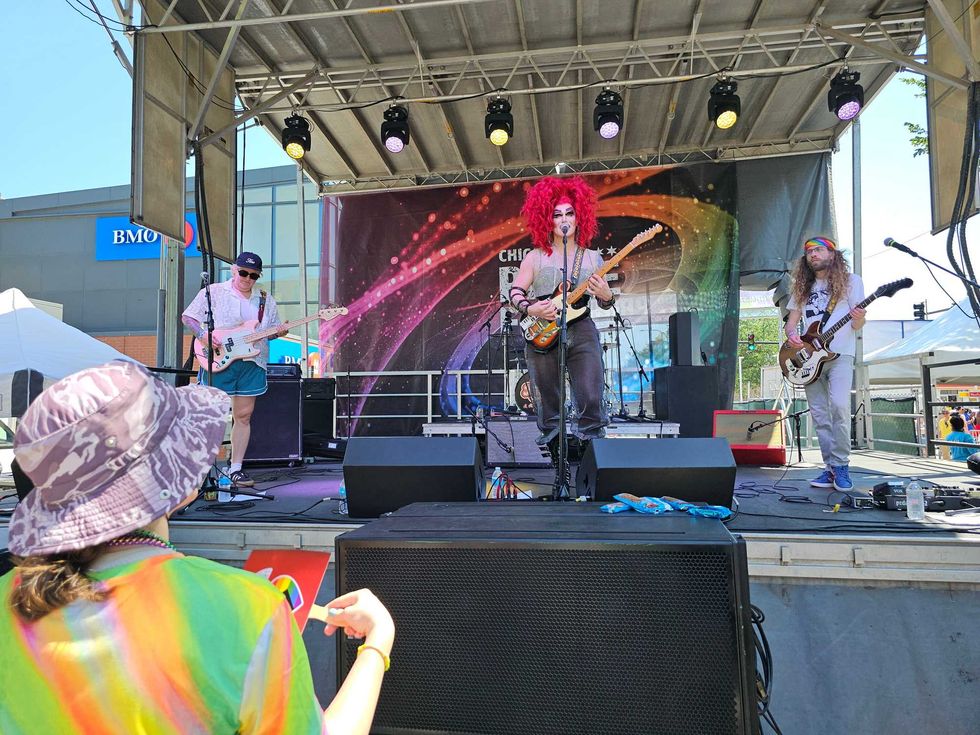 Chicago Pride Fest 2025 live music performance.