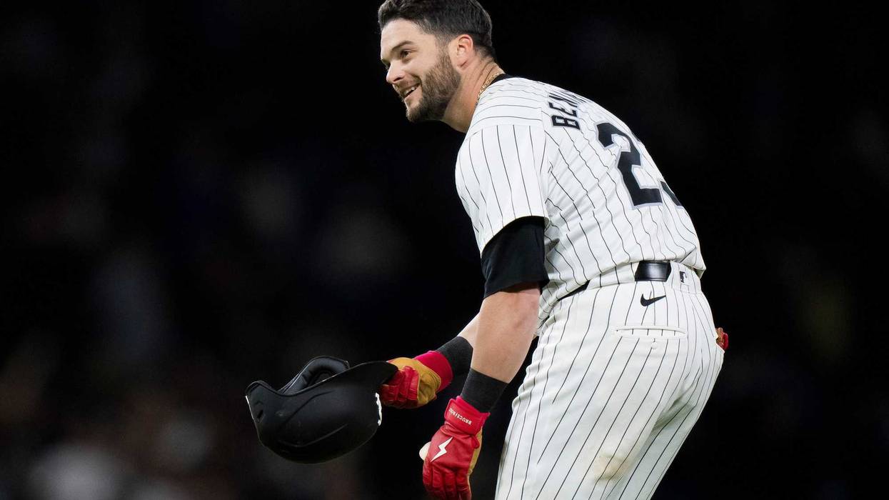 Chicago White Sox celebrates a walk-off