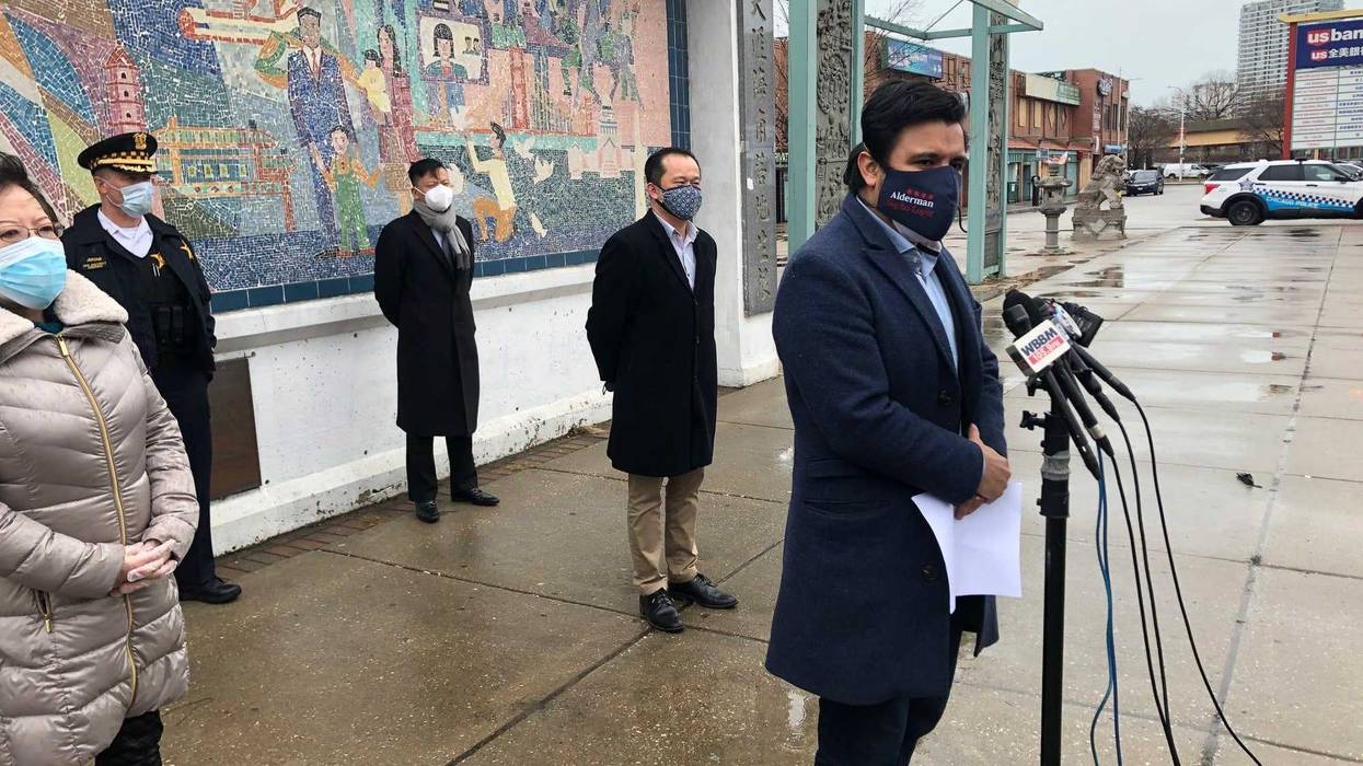 Chicago’s Chinese-American community is denouncing anti-Asian sentiment that some say has created fear and anxiety in Chinatown.