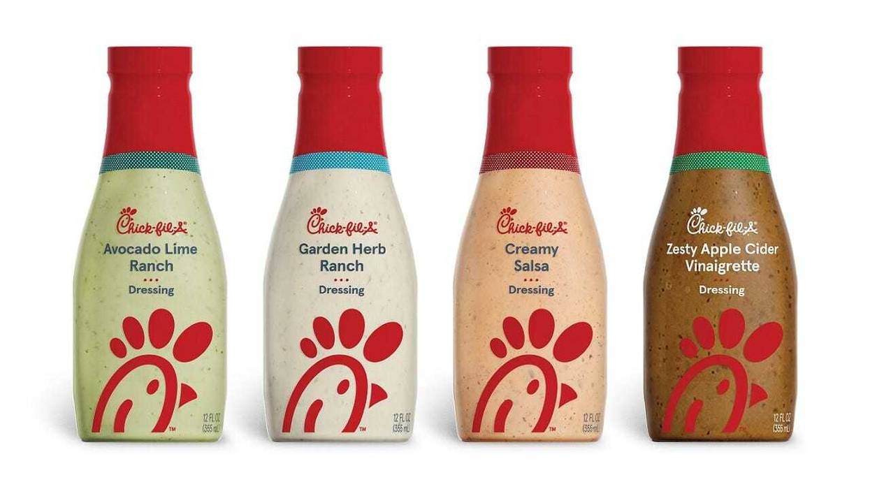 Chick-fil-A Salad Dressings