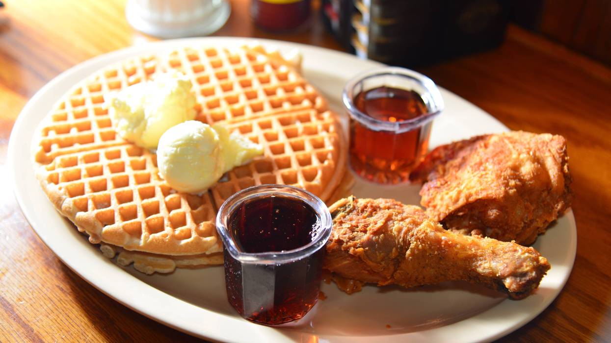 Chicken and waffles