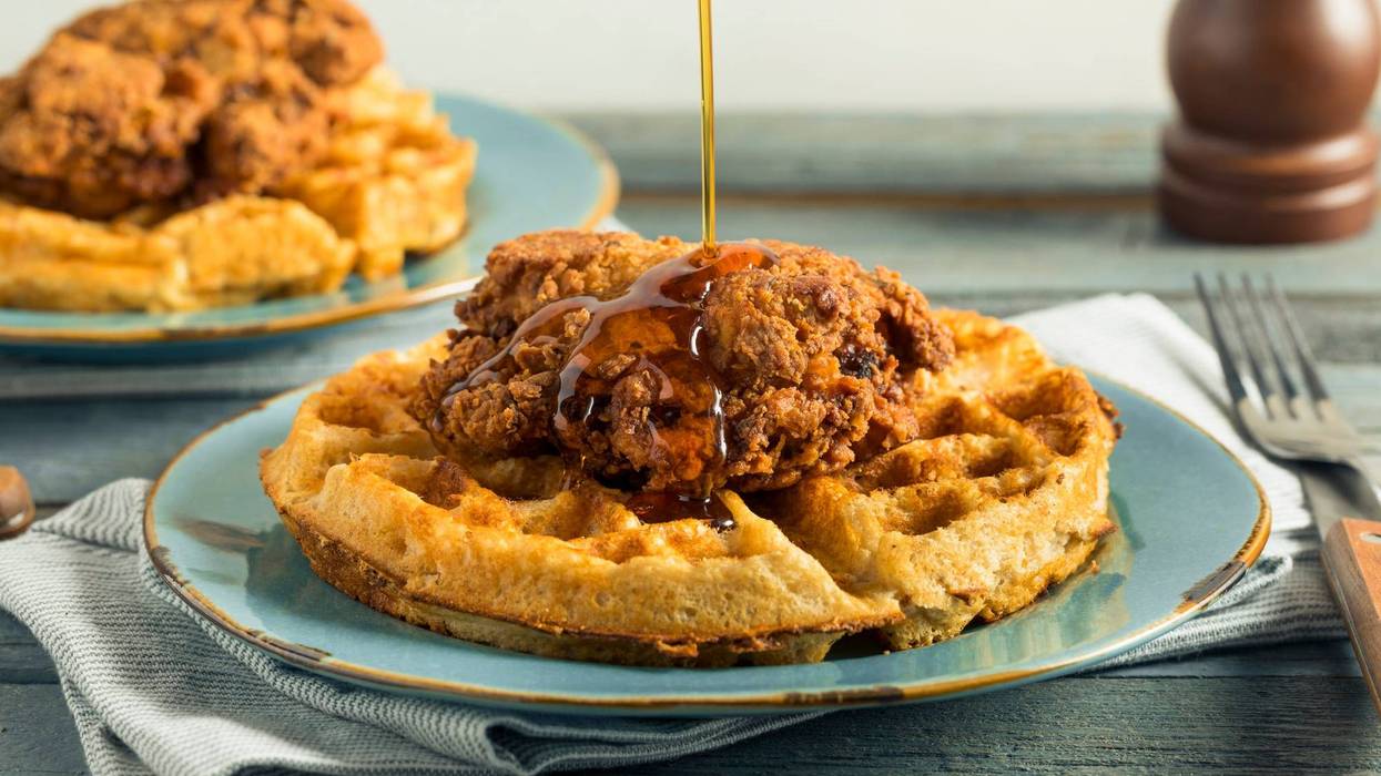 Chicken and waffles