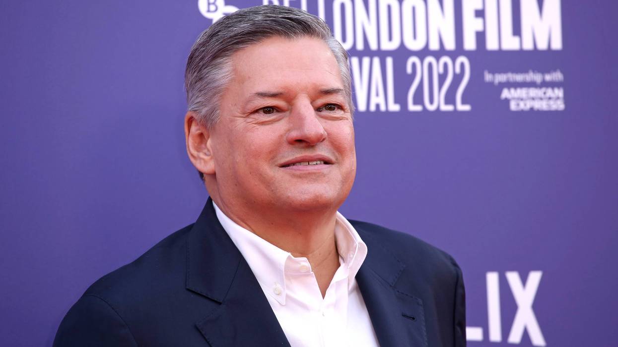 Chief Content Officer of Netflix, Ted Sarandos attends the "Guillermo Del Toro's Pinocchio" world premiere during the 66th BFI London Film Festival at The Royal Festival Hall on October 15, 2022 in London, England.