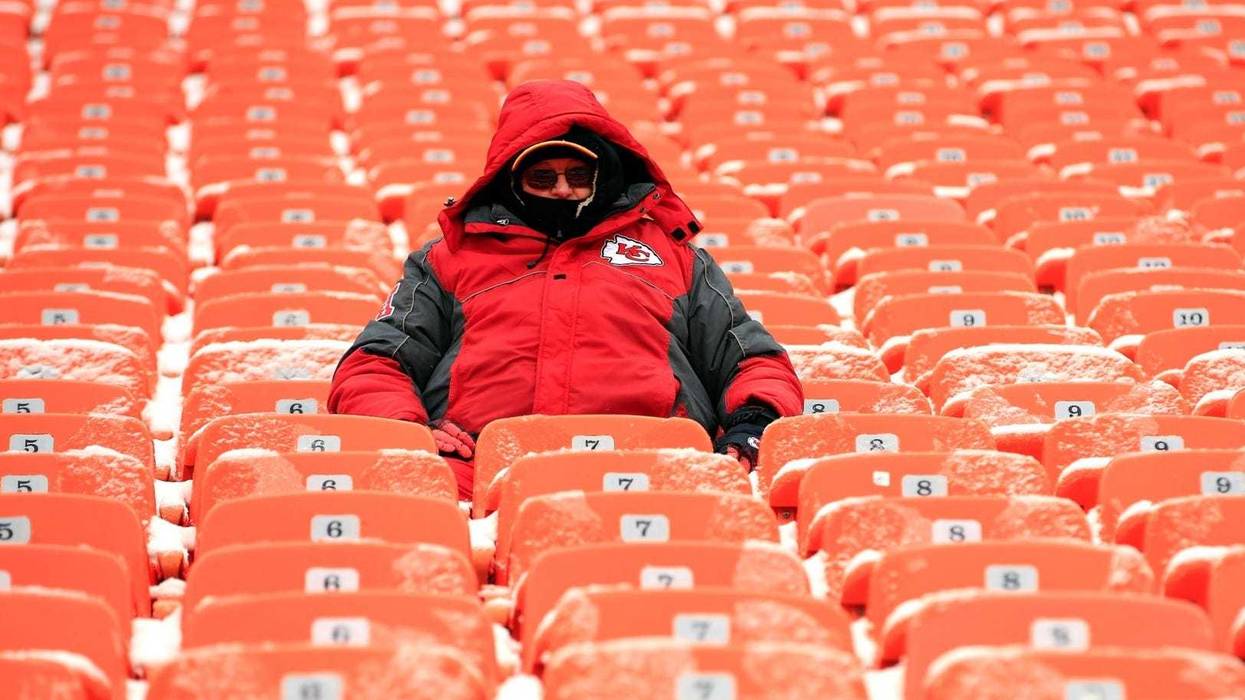 Chiefs fan at Arrowhead Stadium