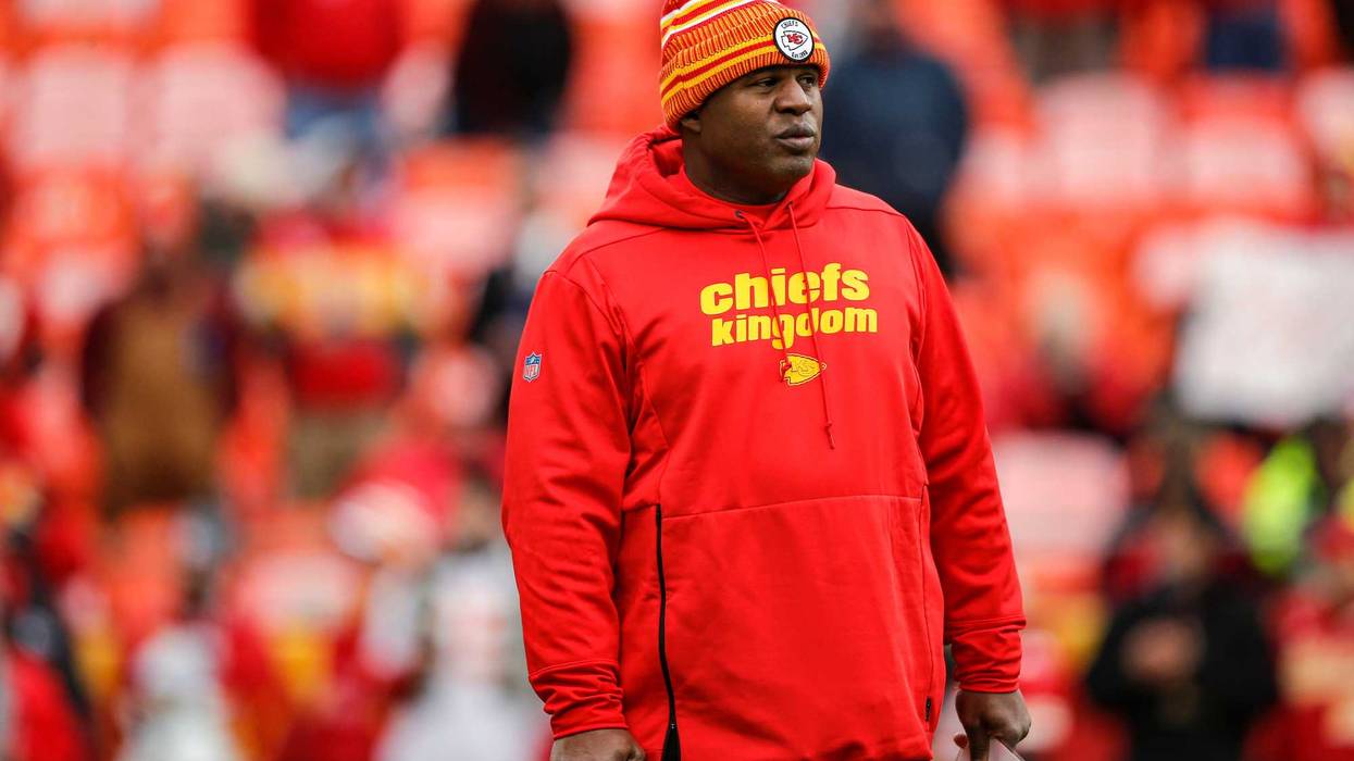 Chiefs offensive coordinator Eric Bieniemy.