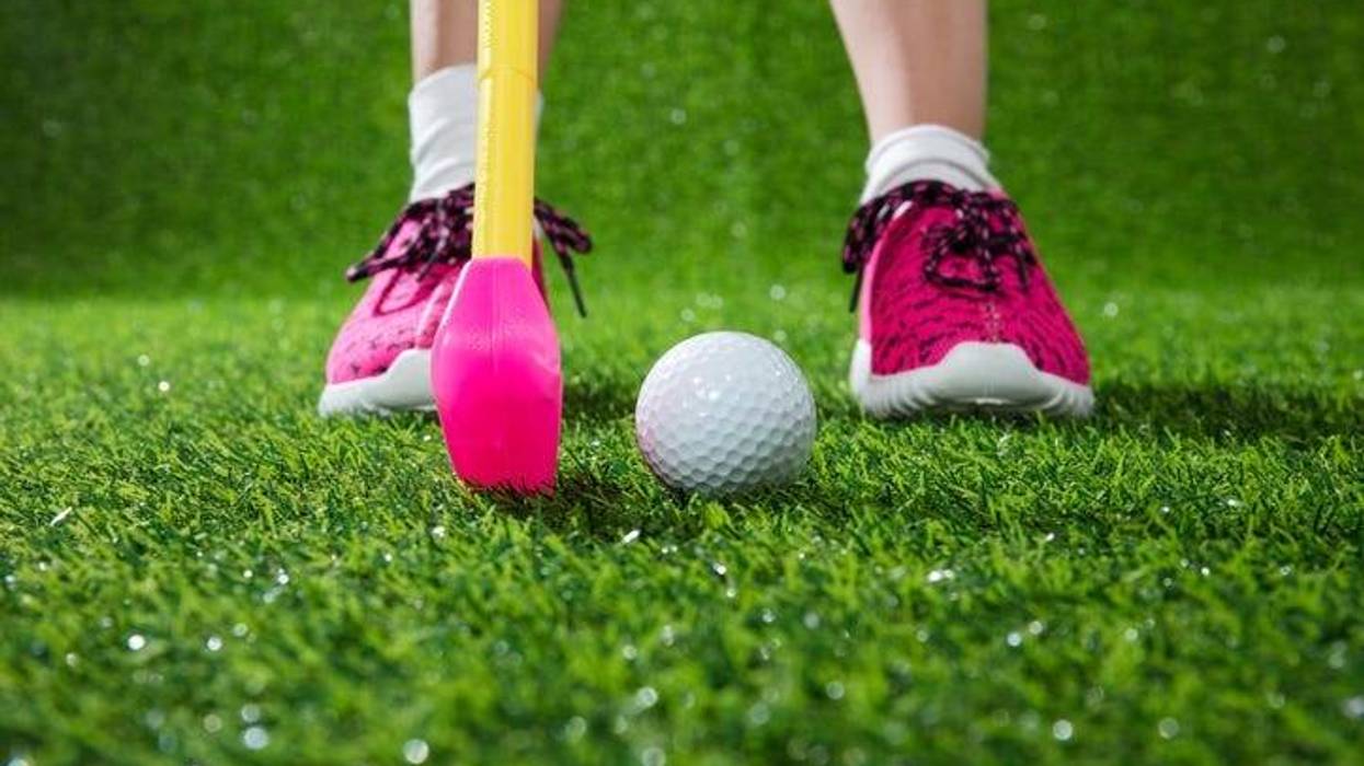 Child golfer
