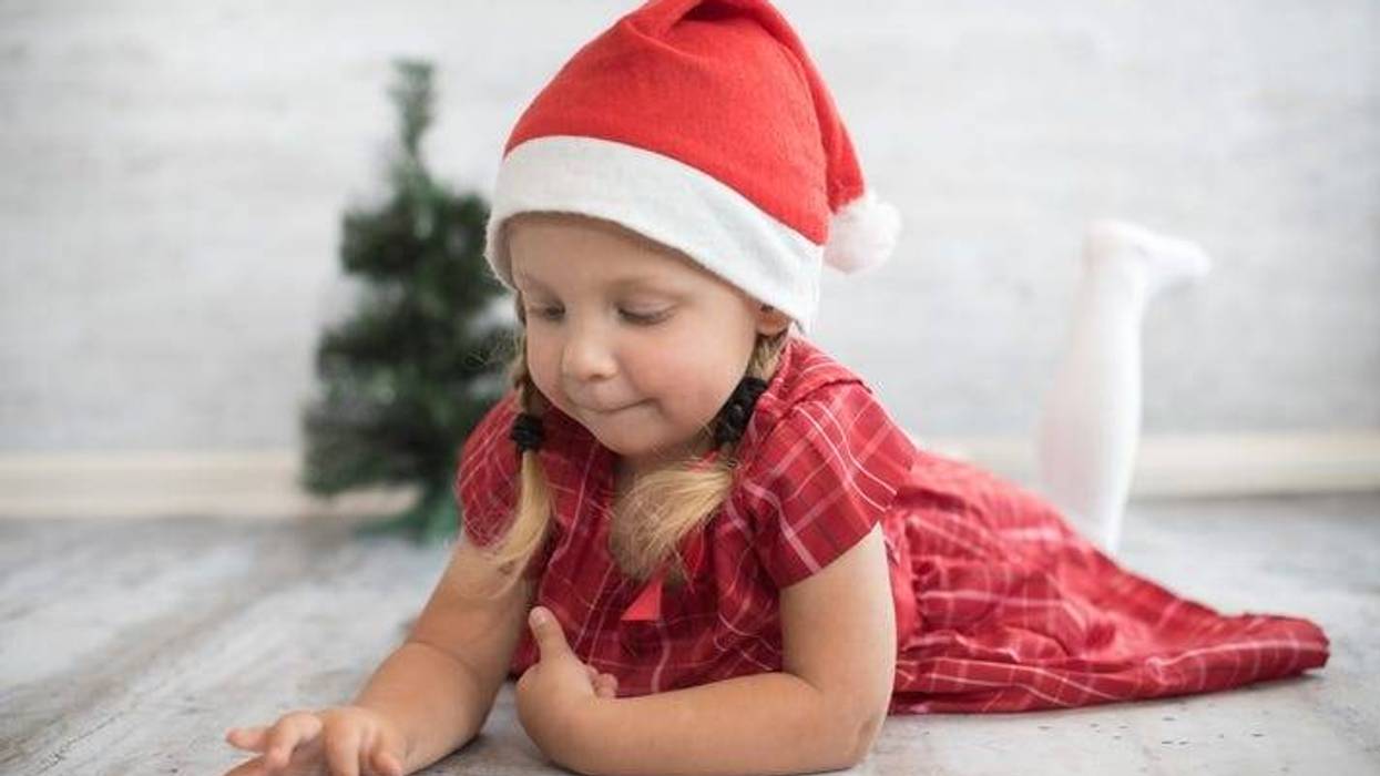 Child using tablet