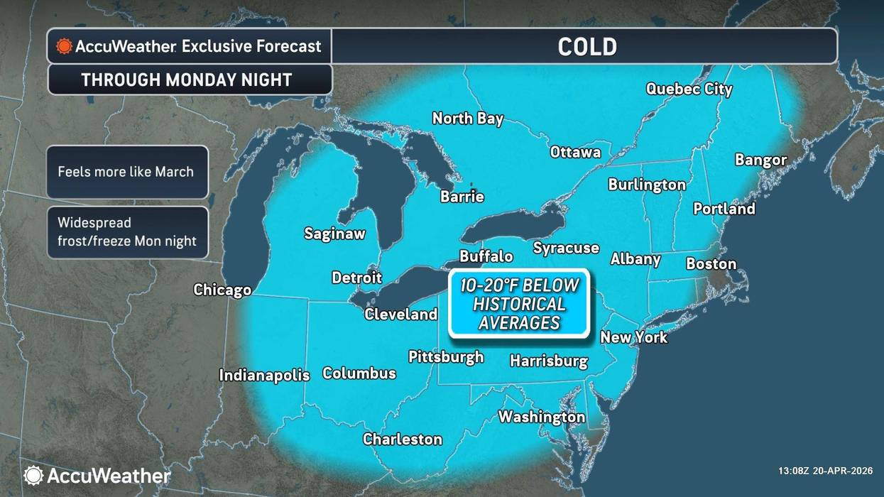 Chilly temps return to the Tri-State after last week's record heat