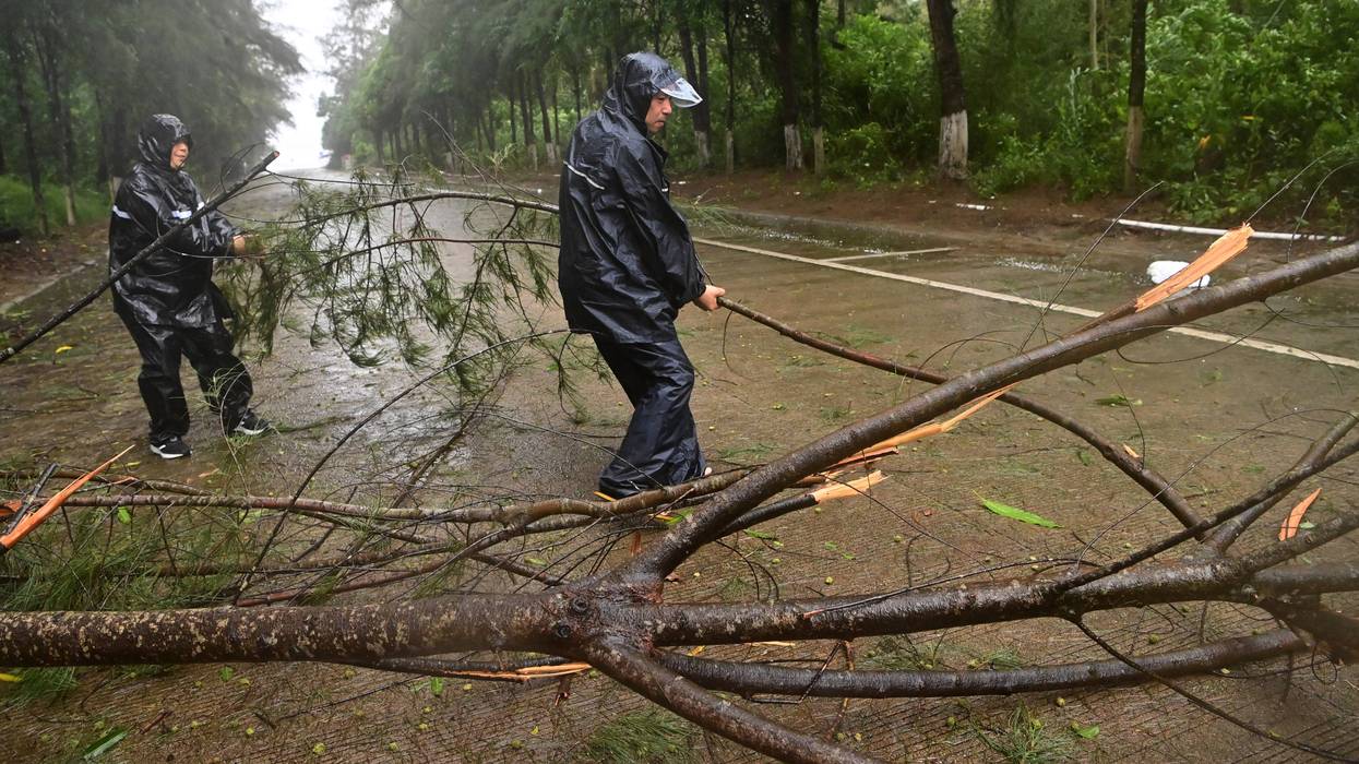 China Asia Storms Extreme Weather