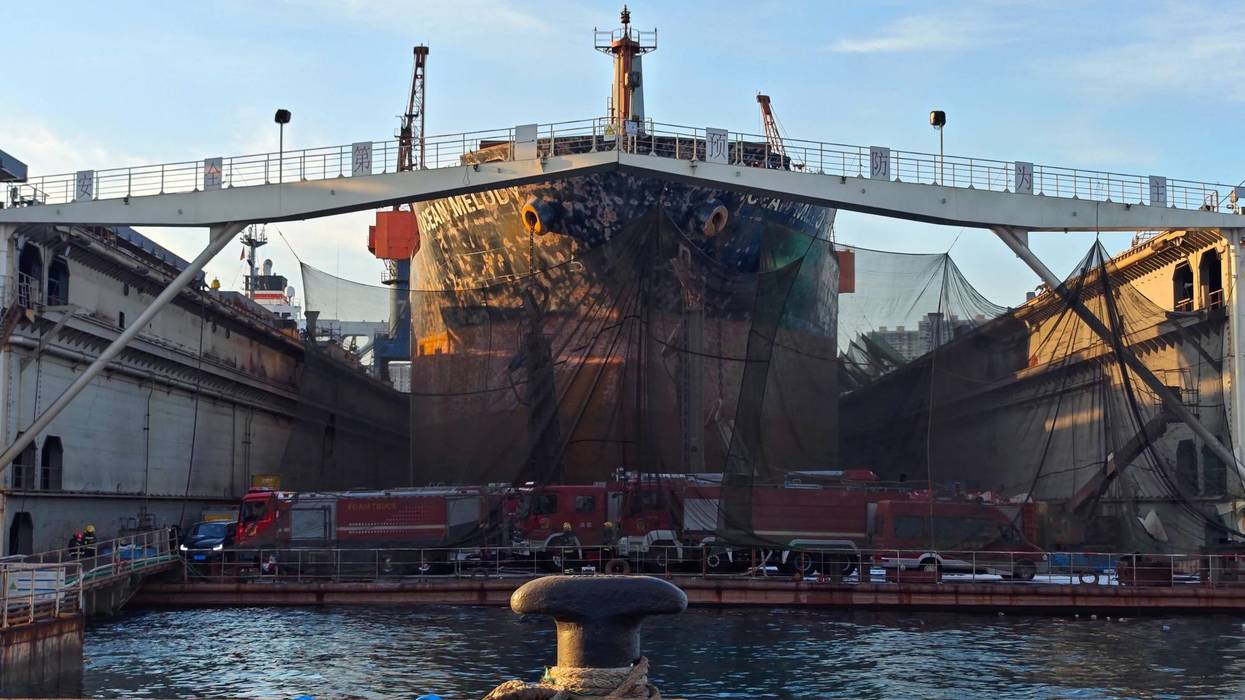 China Ship Fire
