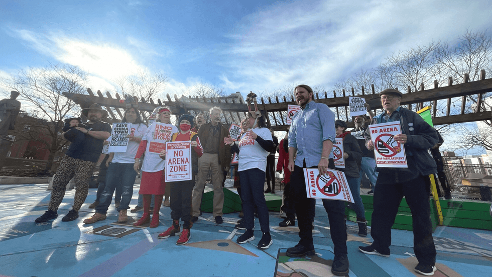 Chinatown coalition against 76ers arena craft protest music video parodying Miley Cyrus