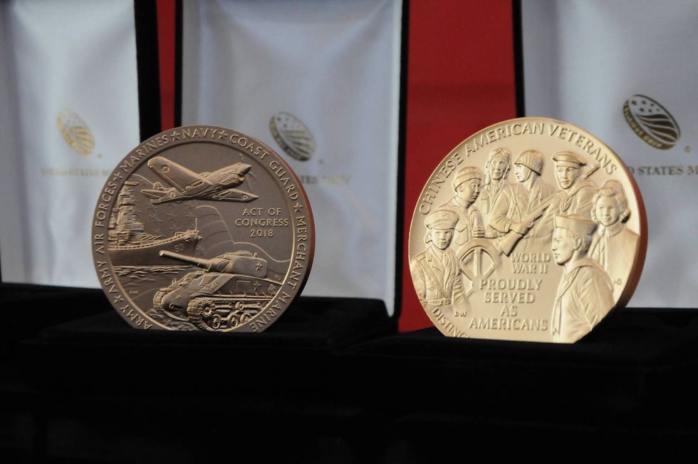 Chinese-American WWII veterans awarded Congressional Gold Medal