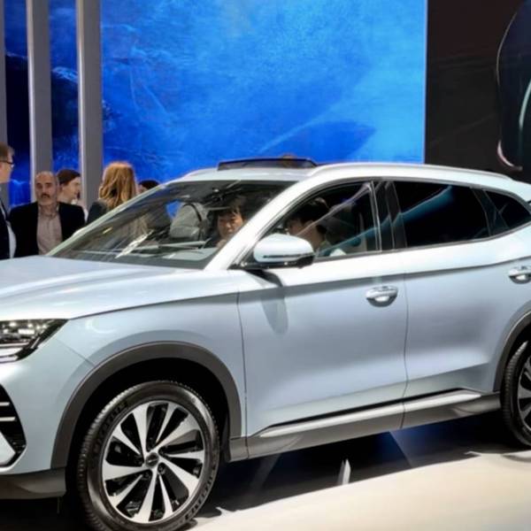 Chinese made BYD vehicle at 2023 Munich Auto Show