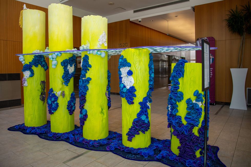 "Choking Hazard," by Kate Leibrand, is located at 1515 Market Street.