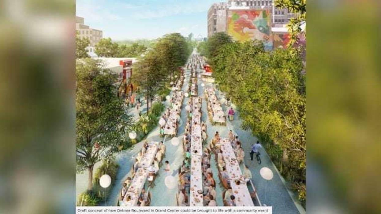 Chouteau Greenway rendering