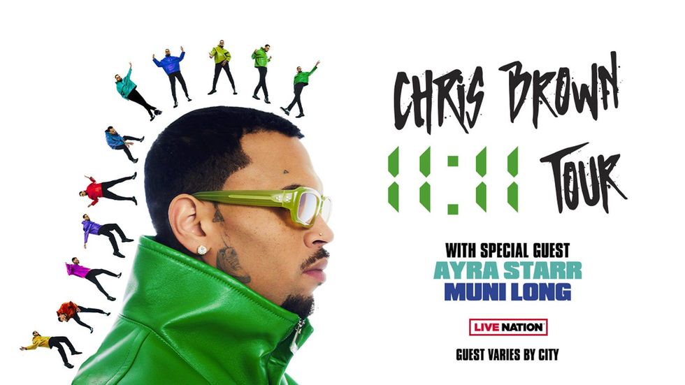 Chris Brown 11:11 Tour graphic
